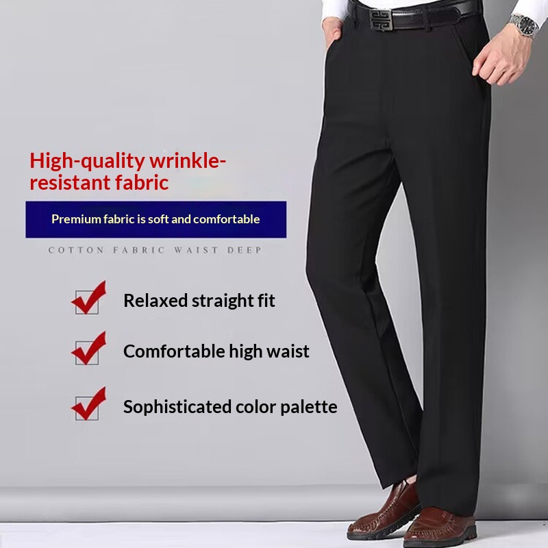 Men's Pants For Spring And Autumn For Middle-aged And Elderly Men
