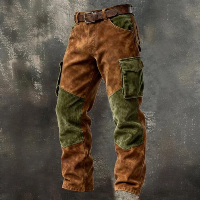 Mens Retro Work Pants In A Punk Style