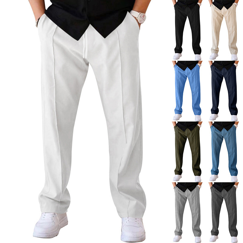 Spring And Autumn Loose Straight-Leg Pants, Quick-Drying, Soft, Sports, Outdoor, Casual…