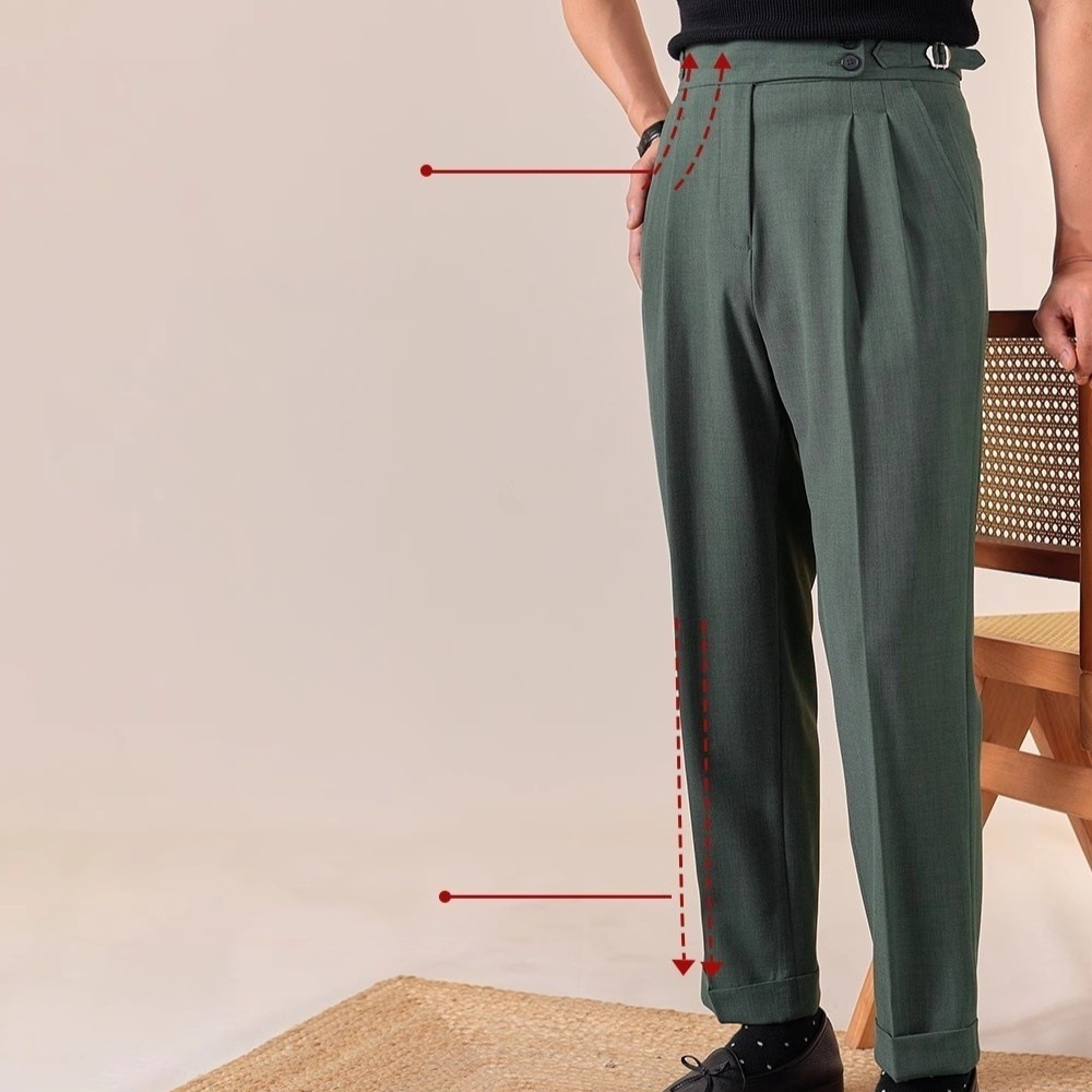 Men's Italian Men's Neapolitan Suit Pants