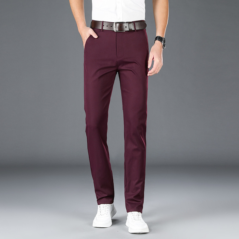 Straight-leg Minimalist Trendy Casual Pants
