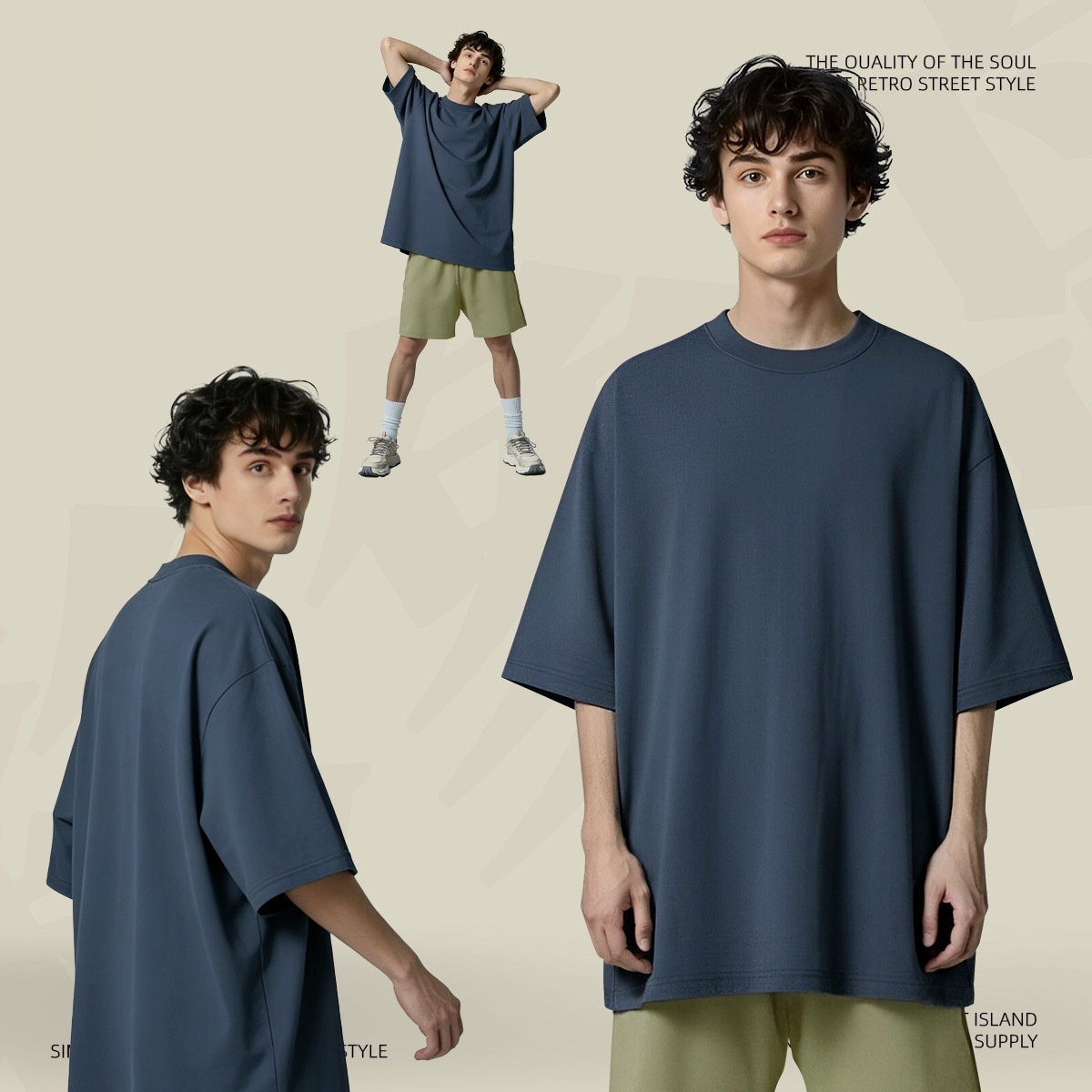 Mens Dopamine-Boosting Pure Casual Cotton T-Shirt