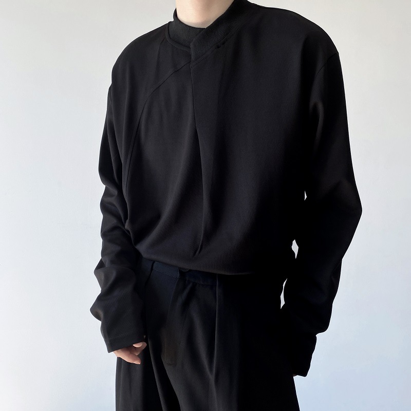 Men's Dark Stand-up Base Shirt