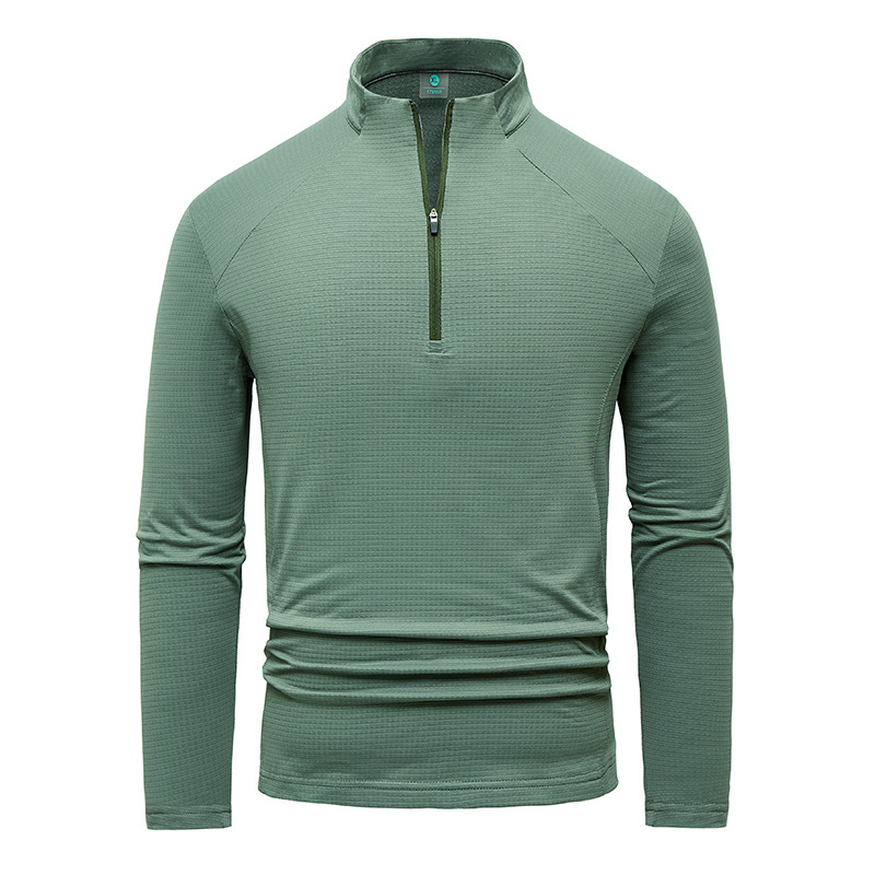 Autumn And Winter Men's Fleece-lined Long-sleeved Shirt