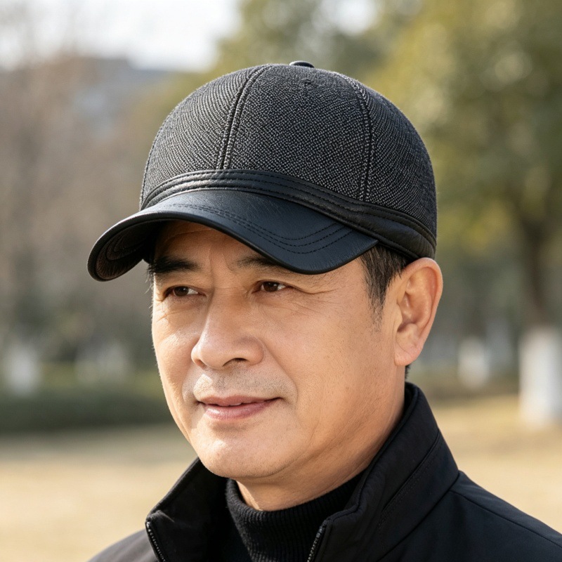 Earflap Warm Hat Ear-covering Mens Baseball Cap