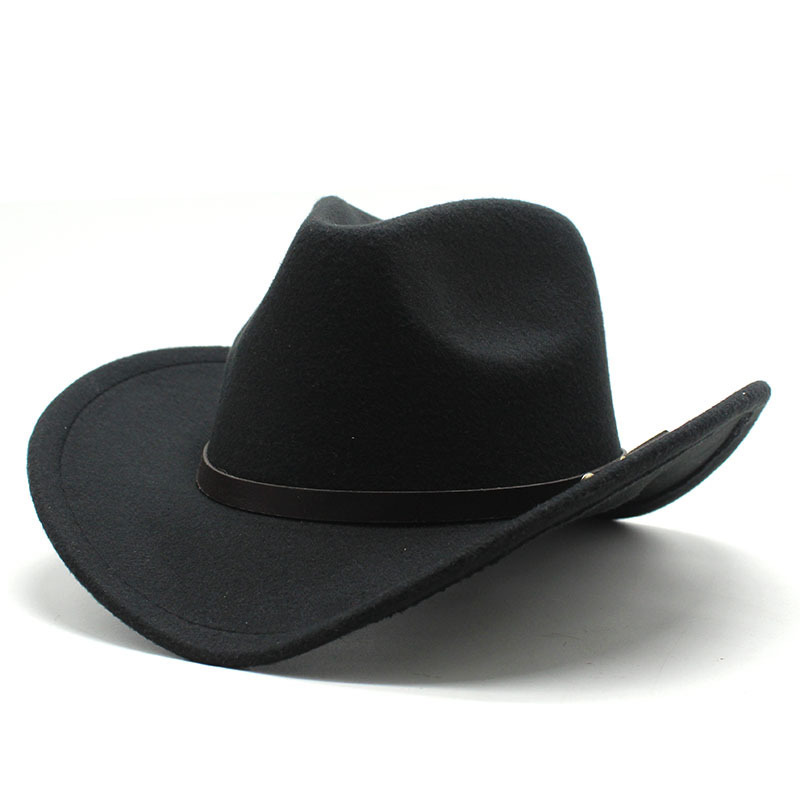 Mens And Womens Equestrian Cap With Rolled Brim Jazz-style Denim Hat