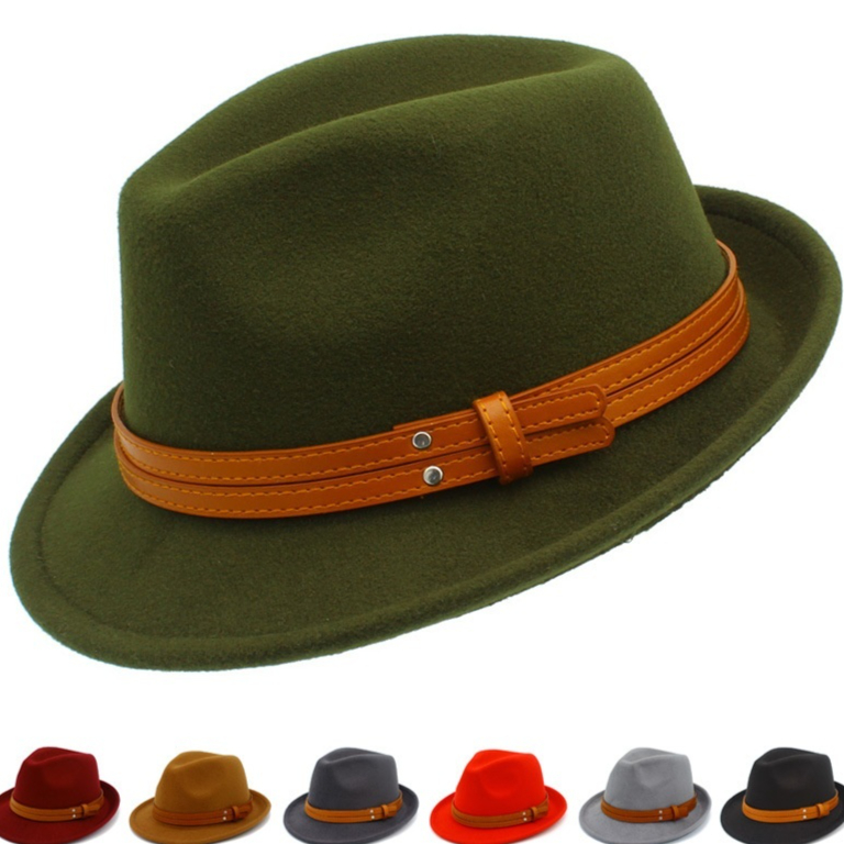 Retro Jazz-style Fashionable Minimalist Hat For Men