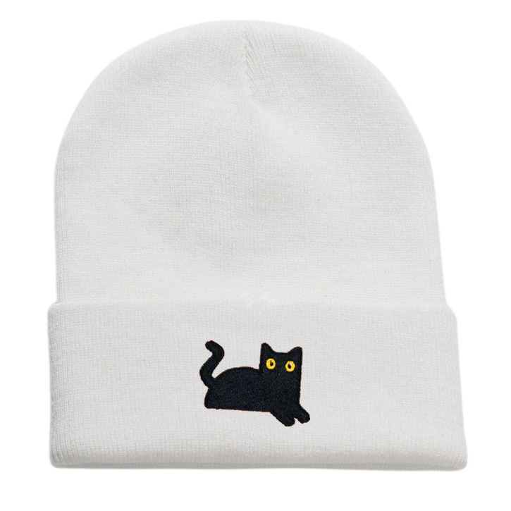 All-match Cute Cat Wool Hat