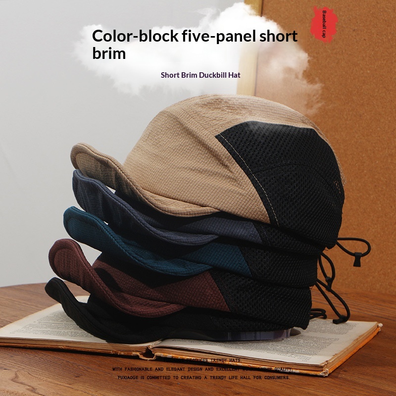 Breathable American-style Short-brim Hat For Men