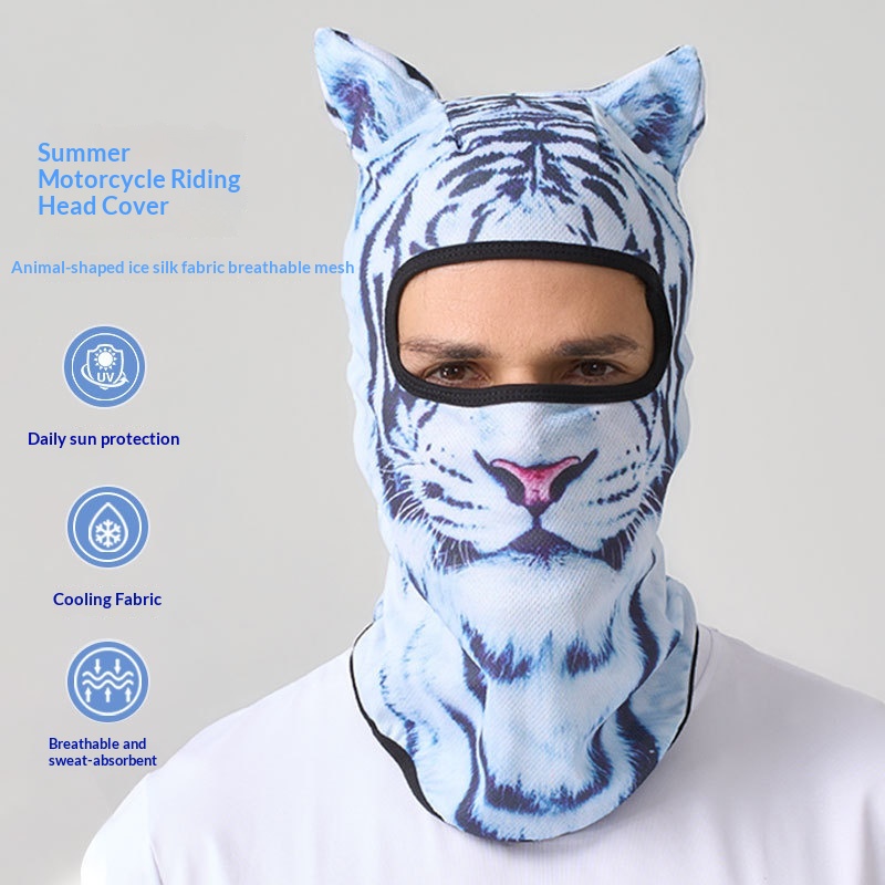 Summer Cycling Hood For Men, Ice Silk Quick-Drying Motorcycle Hood For Women, Thin…