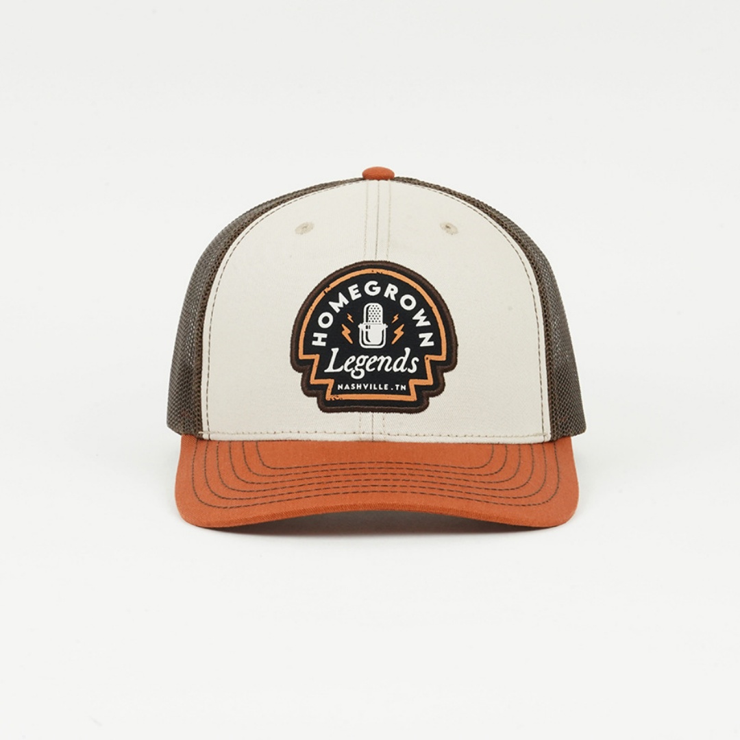 Trucker Cap With Custom Vintage Color-block Mesh Hat