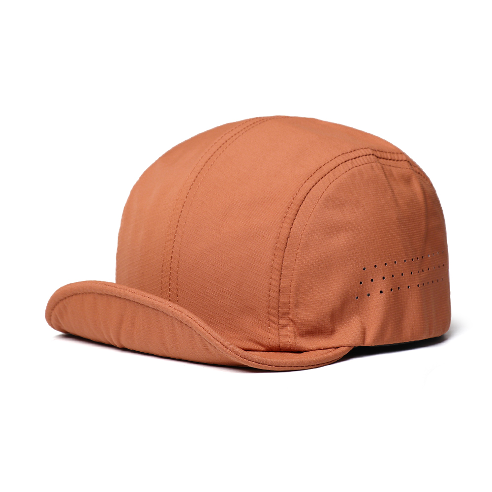 Summer Men's And Women's Solid-color Soft-brim Short-awning Side-hole Simple Casual Style…