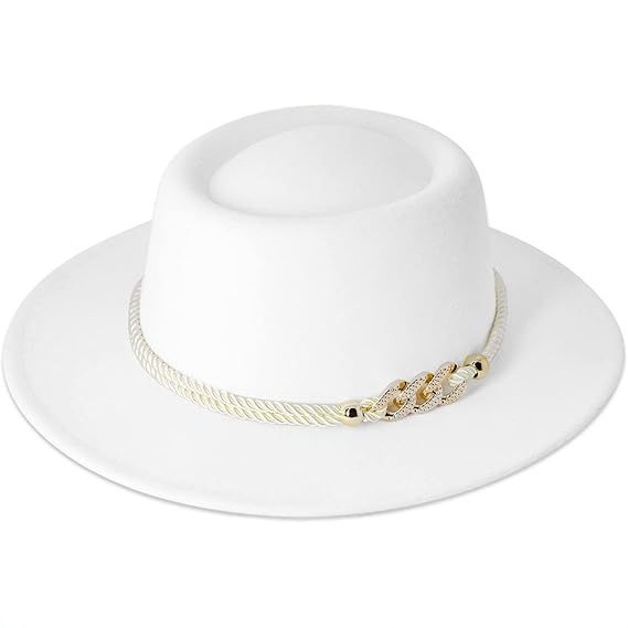 Vintage Top Hat For Men And Women Made Of Soft Wool With A Round Dome
