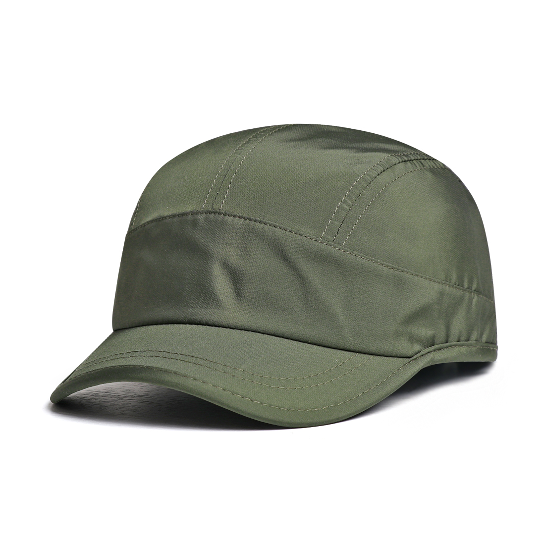 Spring And Summer Men's And Women's Identical Solid-color Soft-brim Adjustable…