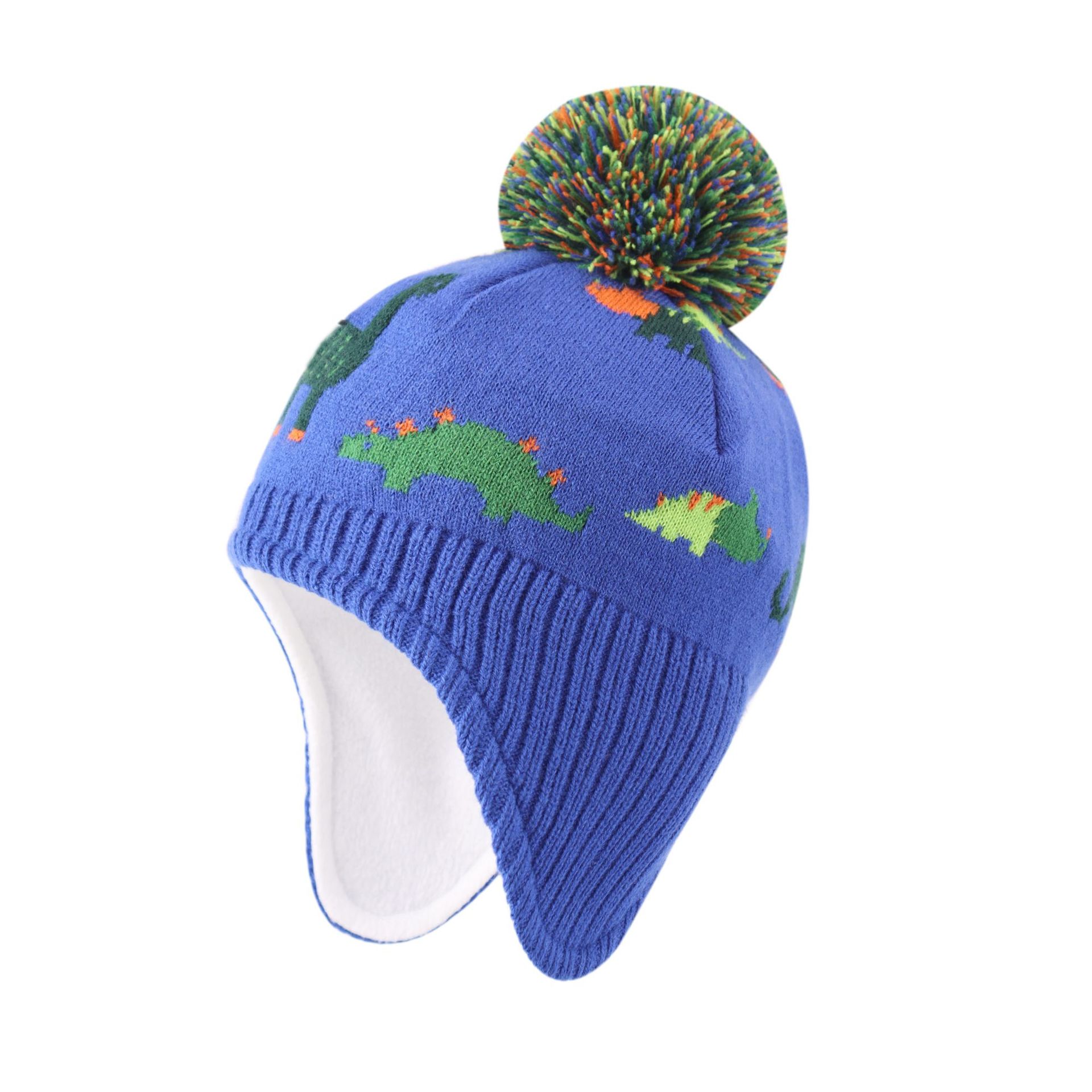Autumn And Winter Warm Dinosaur Earmuffs
