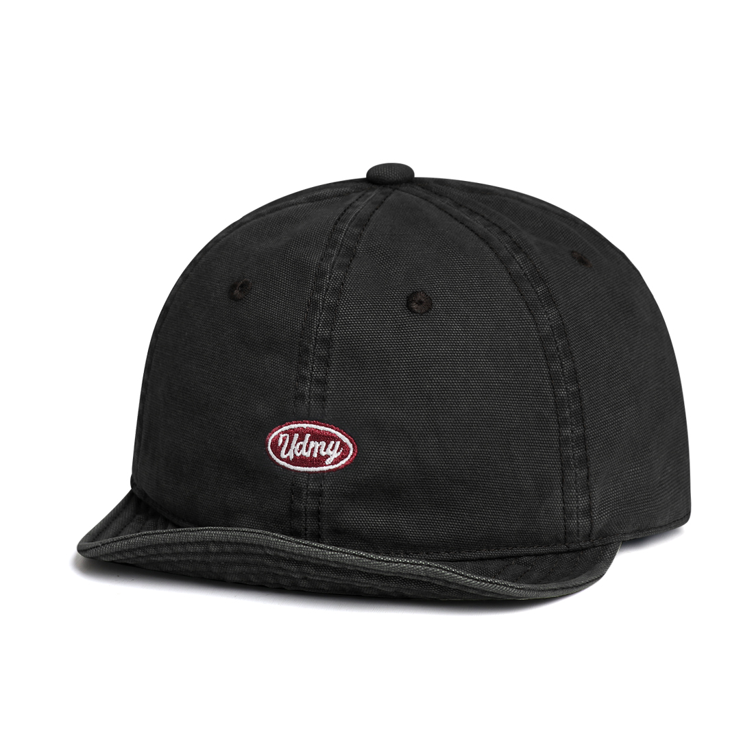 Japanese-style Minimalist Washed And Distressed Soft Brimmed Baseball Cap With Vintage…