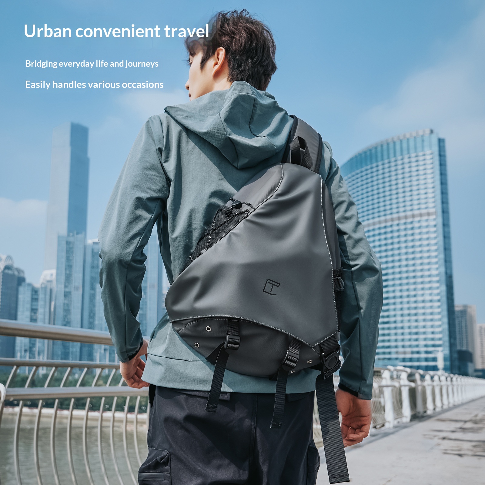 Multi-functional Large-capacity Waterproof Oxford Cloth Crossbody Bag