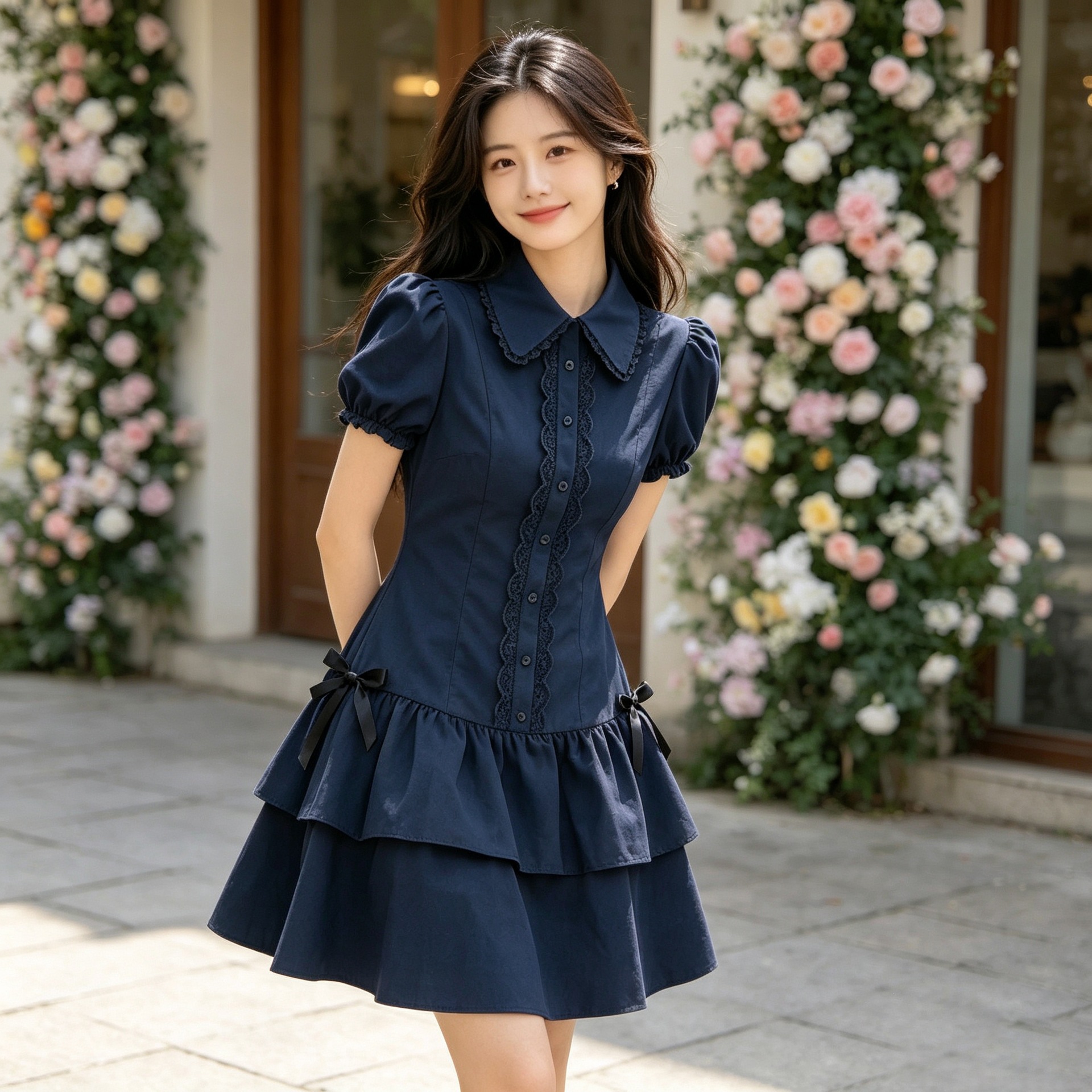 Short Dark Academia Style Dress
