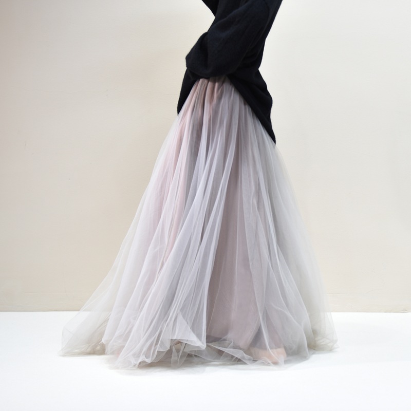 Pleated Skirt Mesh Skirt Women's Fairy Gauze Skirt