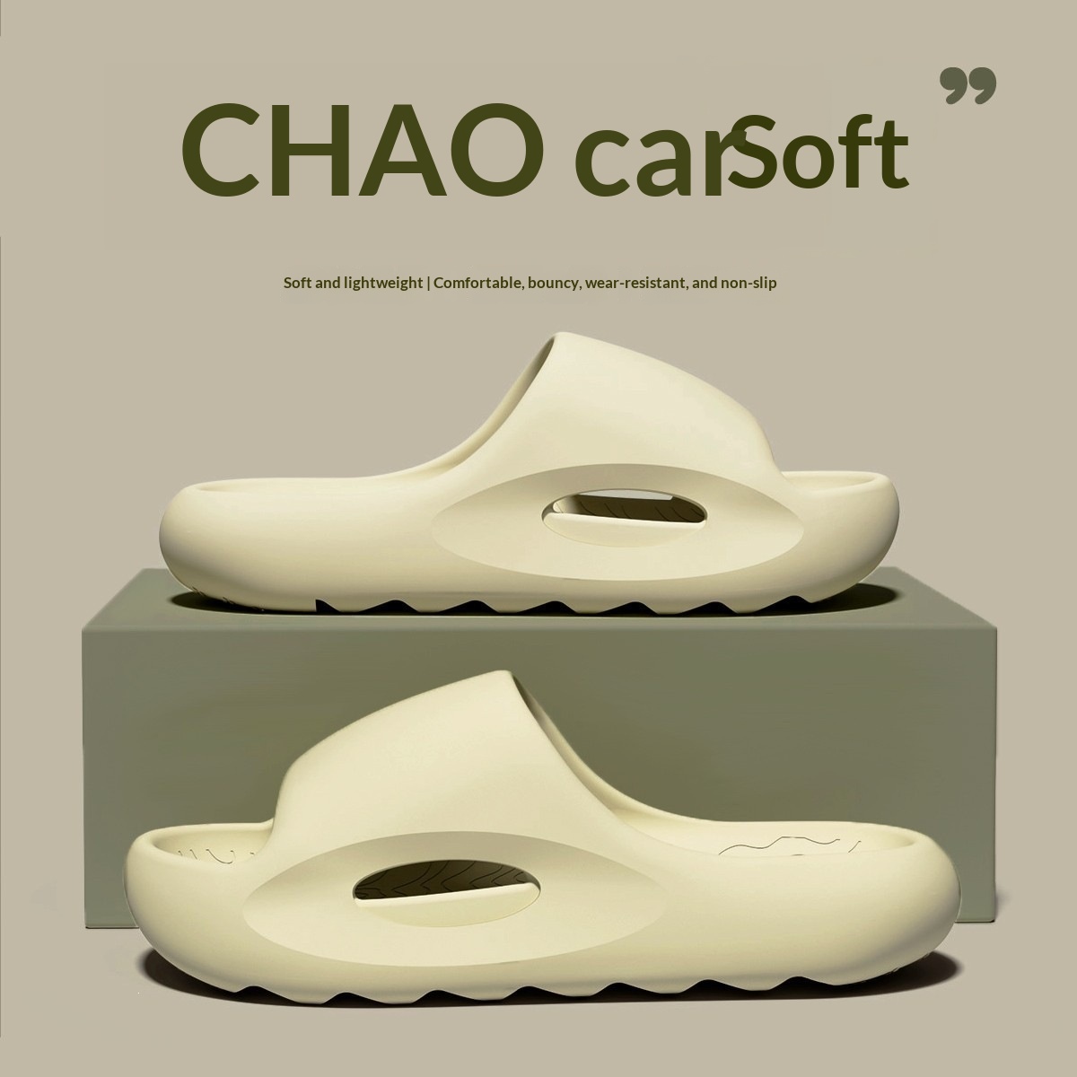 Home Indoor Non-slip Durable Thick-soled Sandals