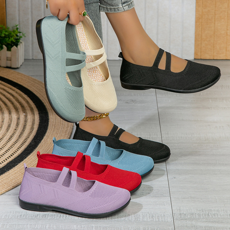 Children's Fly Woven Mesh Leisure Pumps