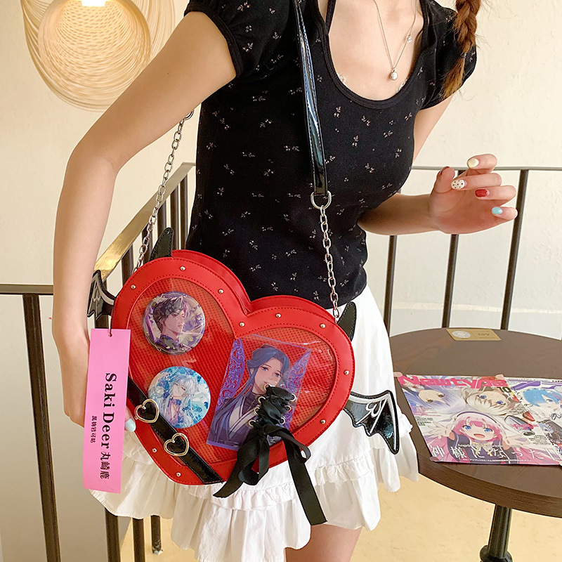 New Anime-style Heart-shaped Pain Bag