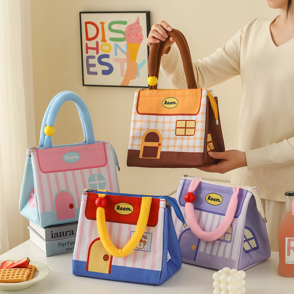 Style Small House Insulated Handbag