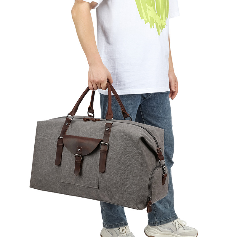 Retro Men's Canvas Belt Bagtravel Duffel