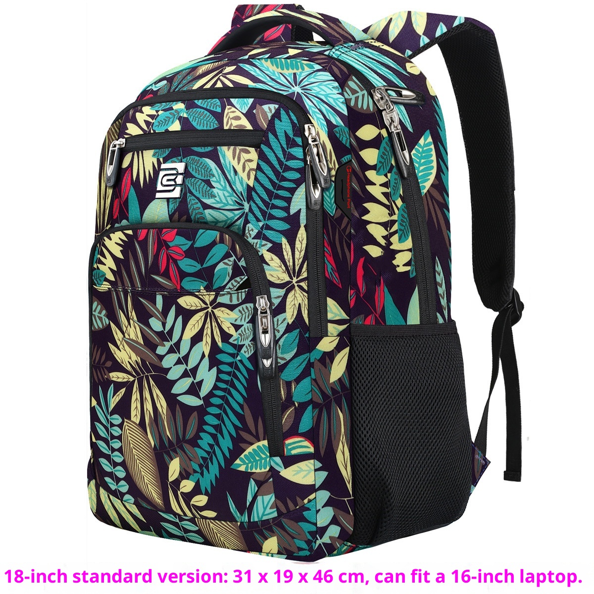 BC Men's Business Backpack Oxford Cloth Waterproof 16 Inch Large Capacity Multifunctional…