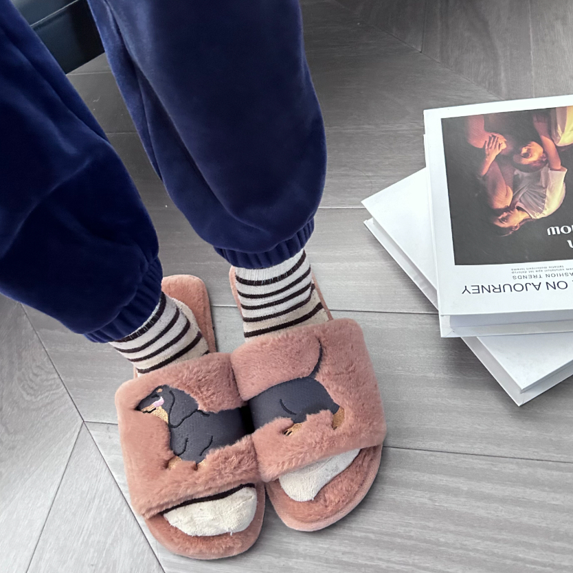 Autumnwinter Cotton Shoescute Cartoon Style For Couples Unisex