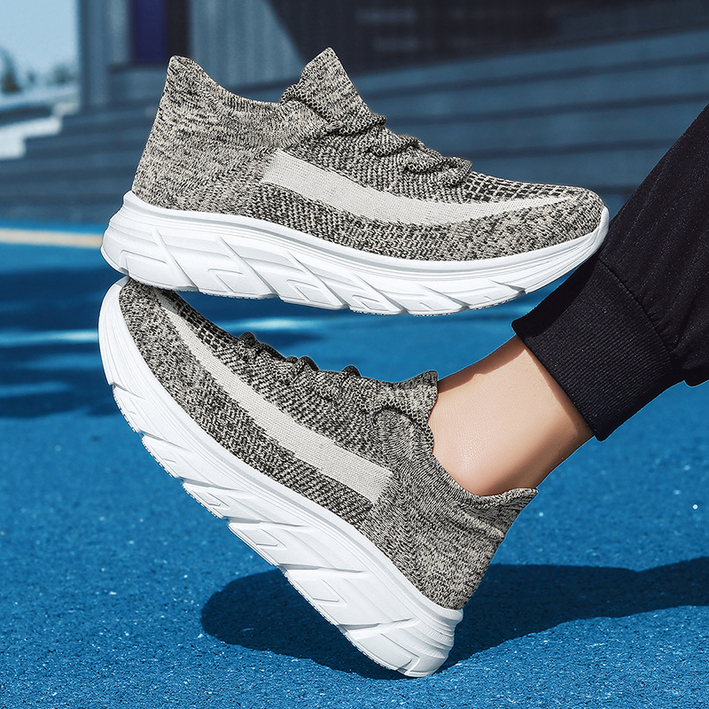 Breathable Mesh Flyknit Unisex Versatile Shoes