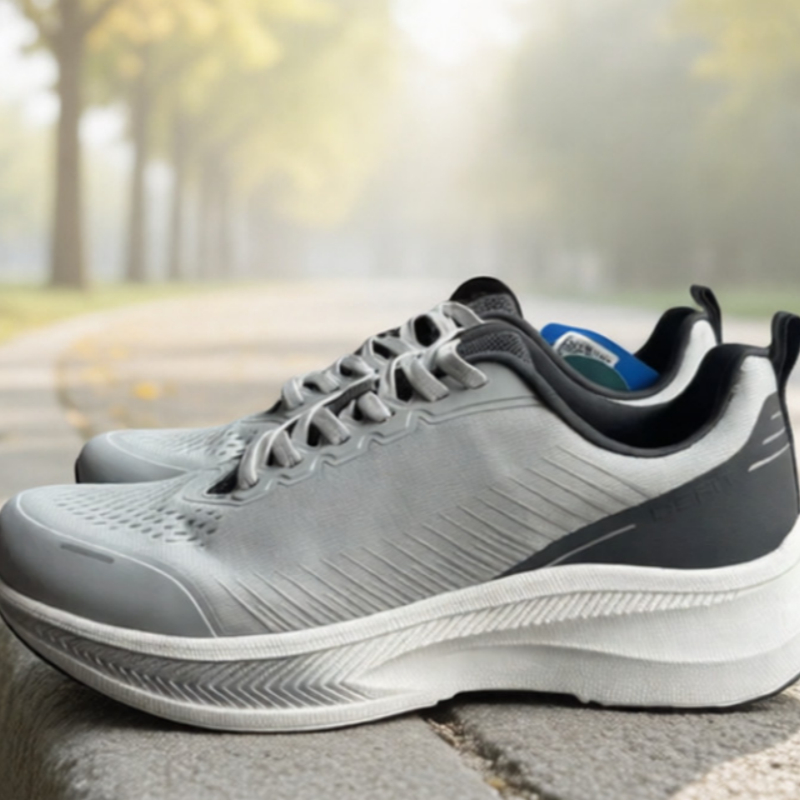 Large-size Outdoor Running Shoes For Men In Summer With Mesh Fabric
