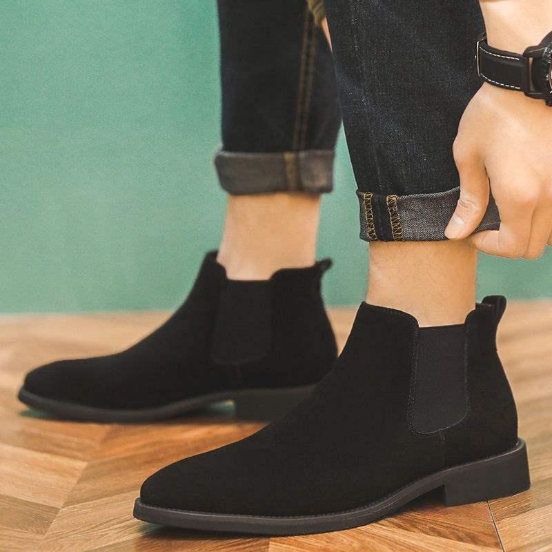 Pointed Toe British-style Mens Boots