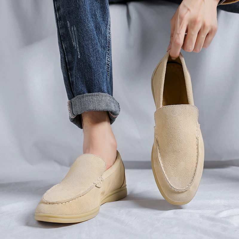 French-style Vintage Suede Shoes Trendy Outdoor Work Boots