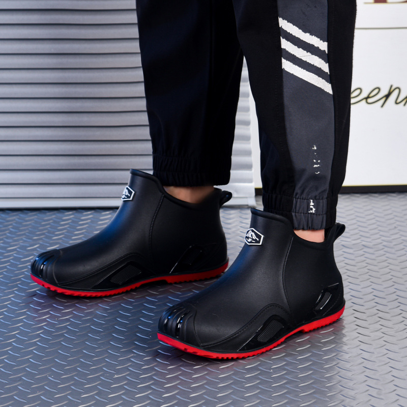Waterproof Non-slip Thick-soled Rain Boots For Kitchen Work