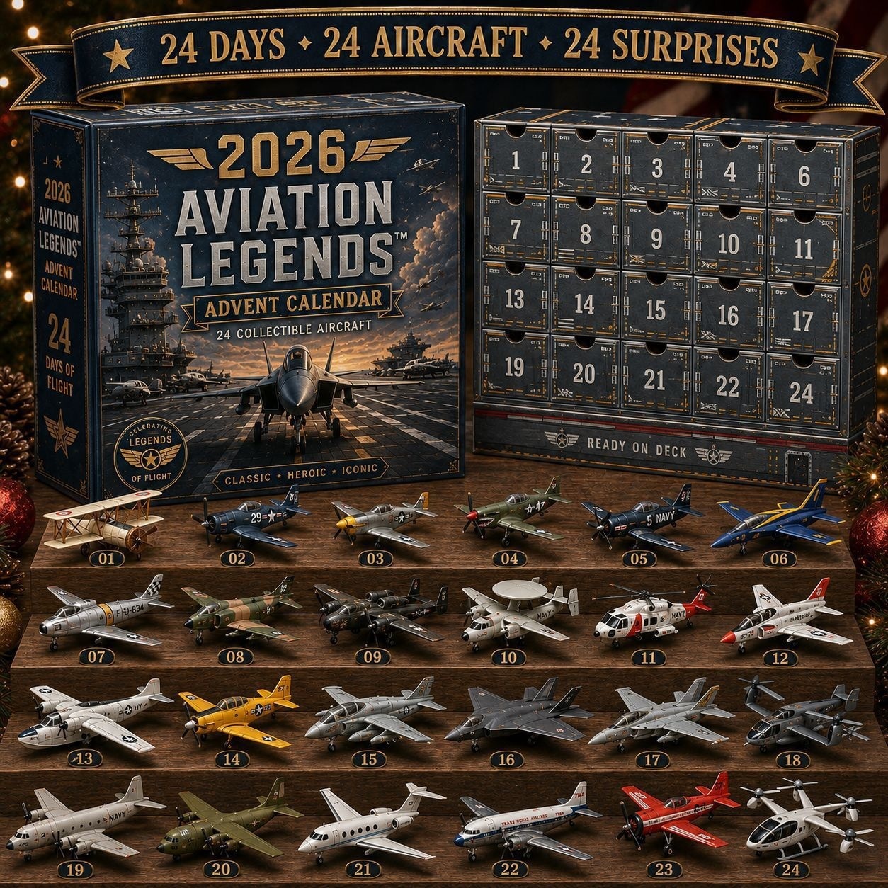 Personalized Airplane Series Calendar Blind Box