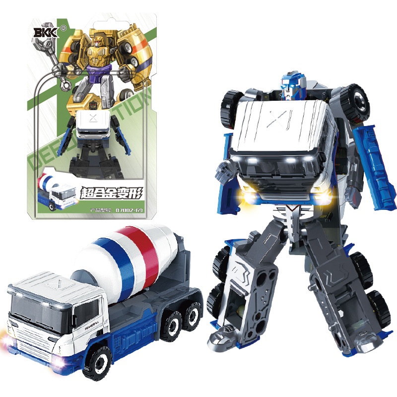 Alloy Transforming Robot Toy For Boys