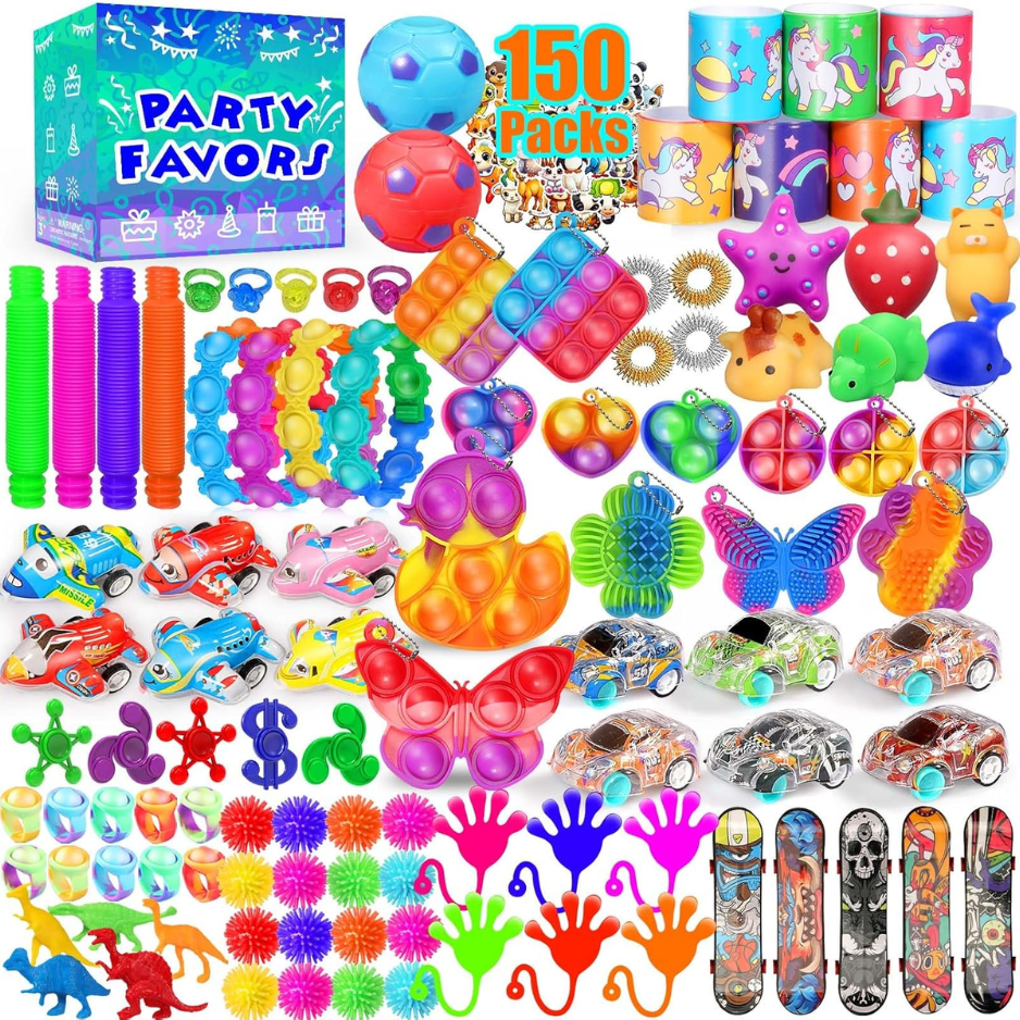 Party Favors For Kids , 150 Pack Fidget Toys Bulk, Treasure Box Toys For Classroom…