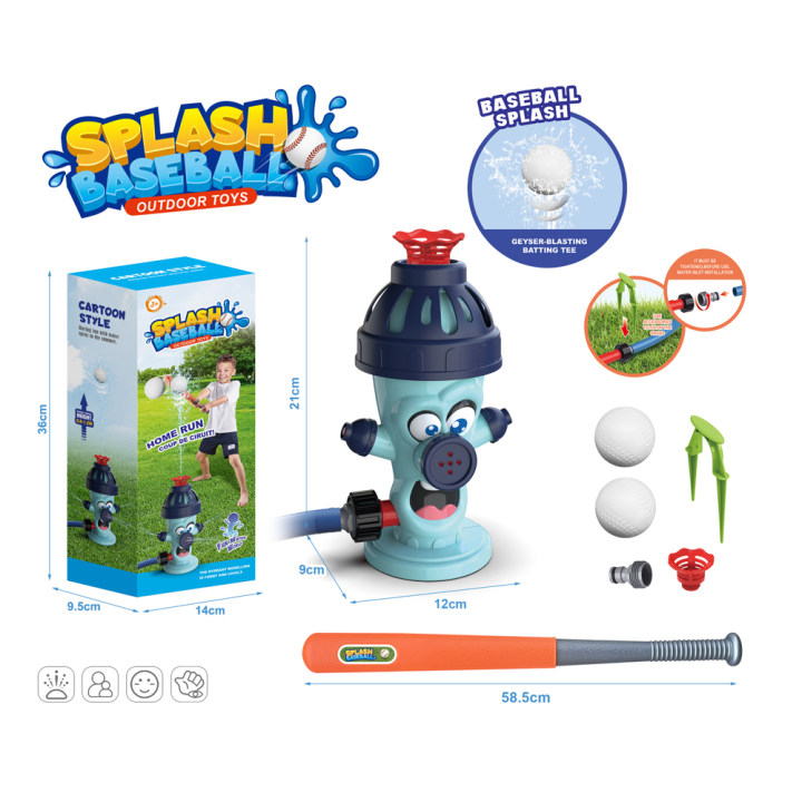 Outdoor Sprinkler Splash Baseball For Kids Water Pressure Lifting Sprinkler Xmas Gift
