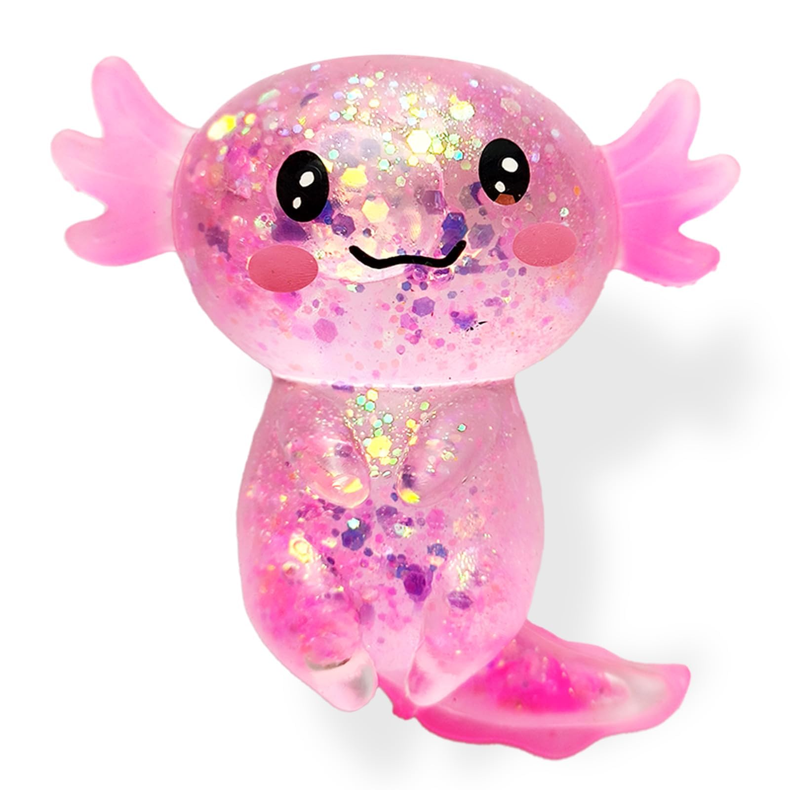 Axolotl Stress Relief Toy Glitter Fidget Toys Cute Malt Sugar Axolotl Toy Fidget Toys…