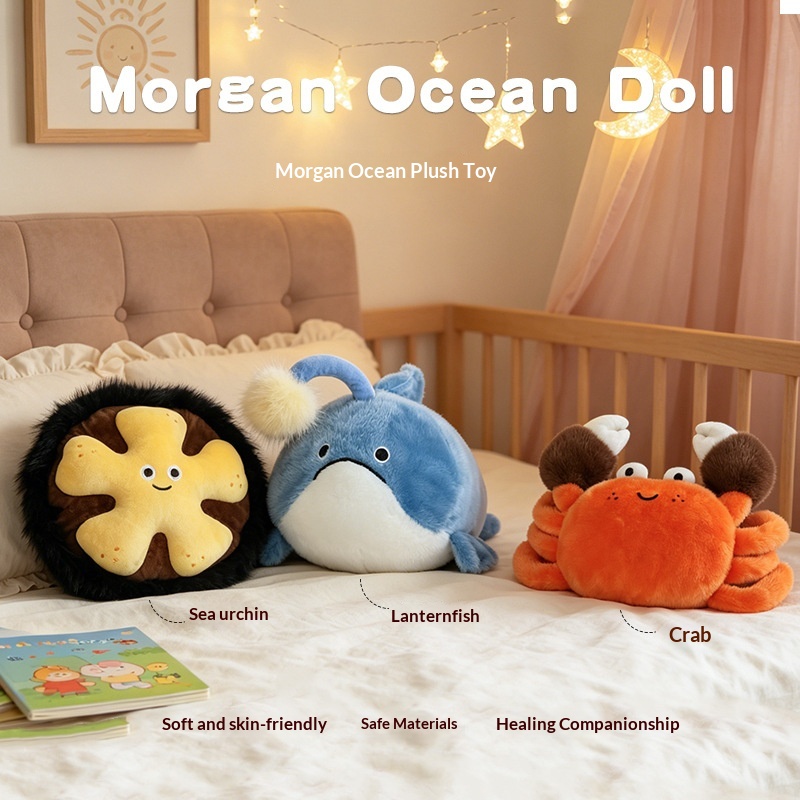 Marine Animal Pillow Plush Toy