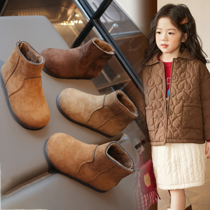 Winter Versatile British-style Girls Ankle Boots