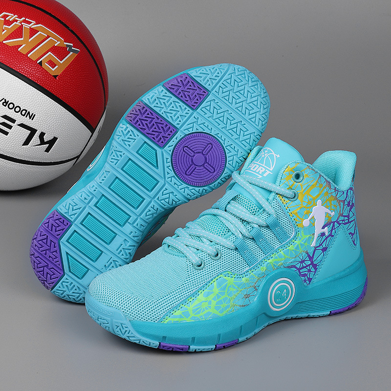 Boys Mesh Breathable Durable Casual Basketball Sneakers