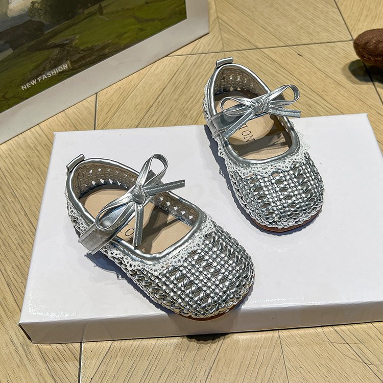 Children's Fashion Hollow Princess Shoes Summer New Style Girls' Soft Bottom Hollow…