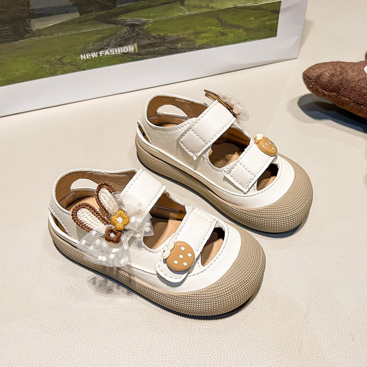 Girl Baby Cute Pendant Sandals Summer New Children's Princess Shoes Baotou Little Girl…