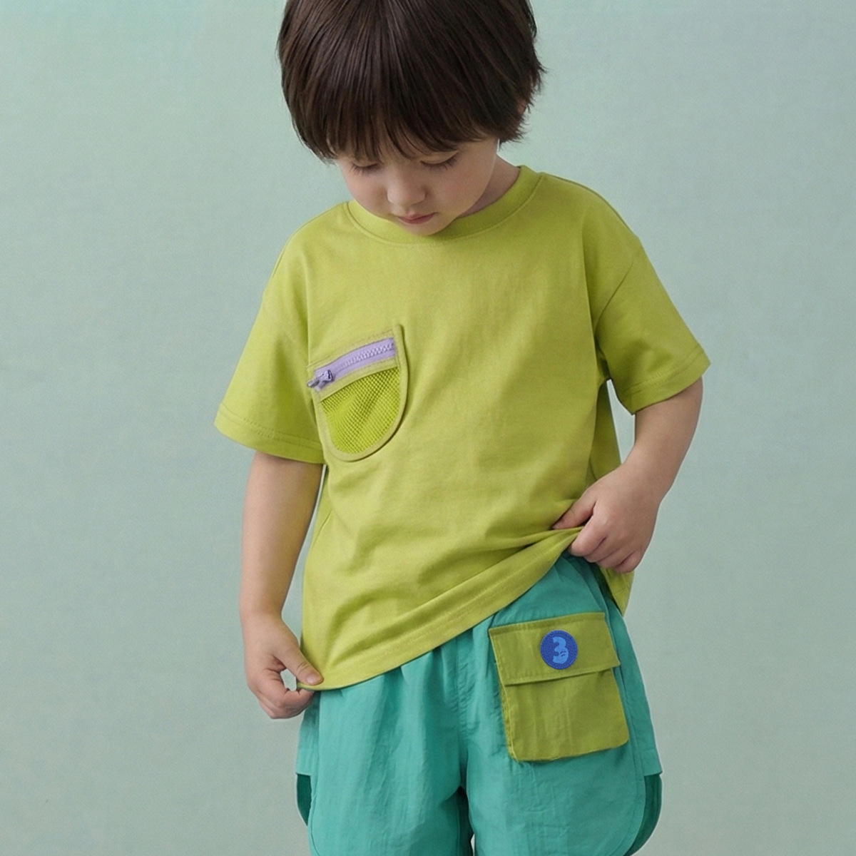 Summer Boys Cotton Class A T-shirts Girls Casual Tops