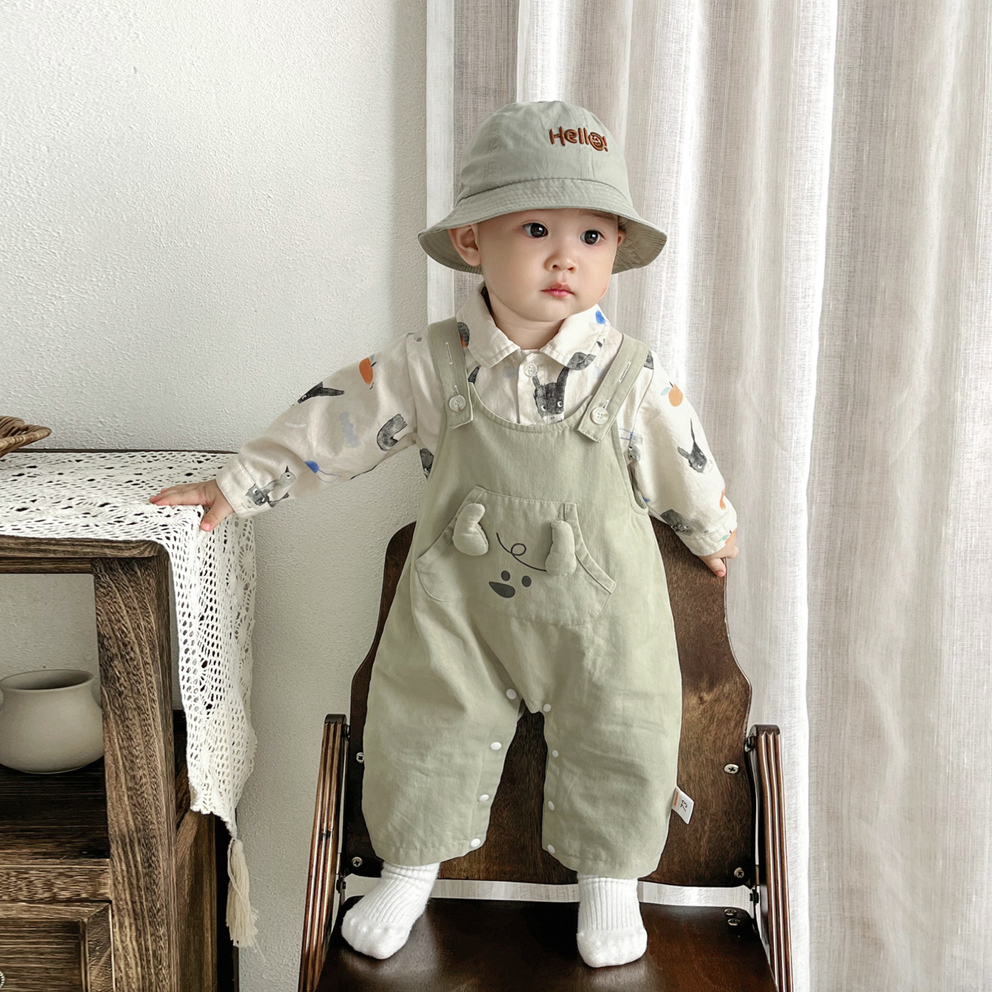 Baby Boy Clothing Autumn Overalls Set
