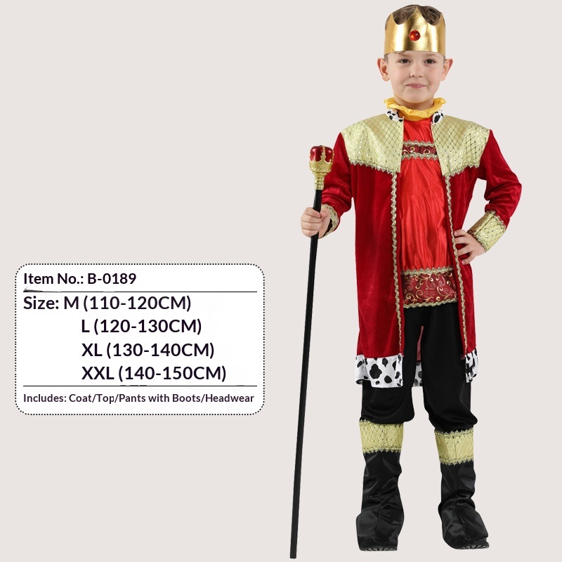 Children's And Adult King And Prince Stage Performance Costumes For Theatrical Productions