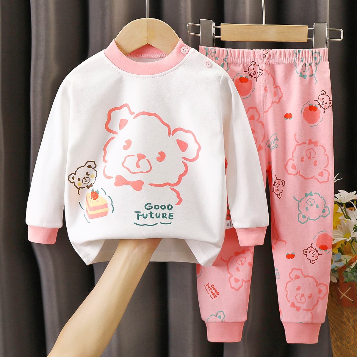 Childrens Underwear Set Pure Cotton Autumn Pants Kids Clothing