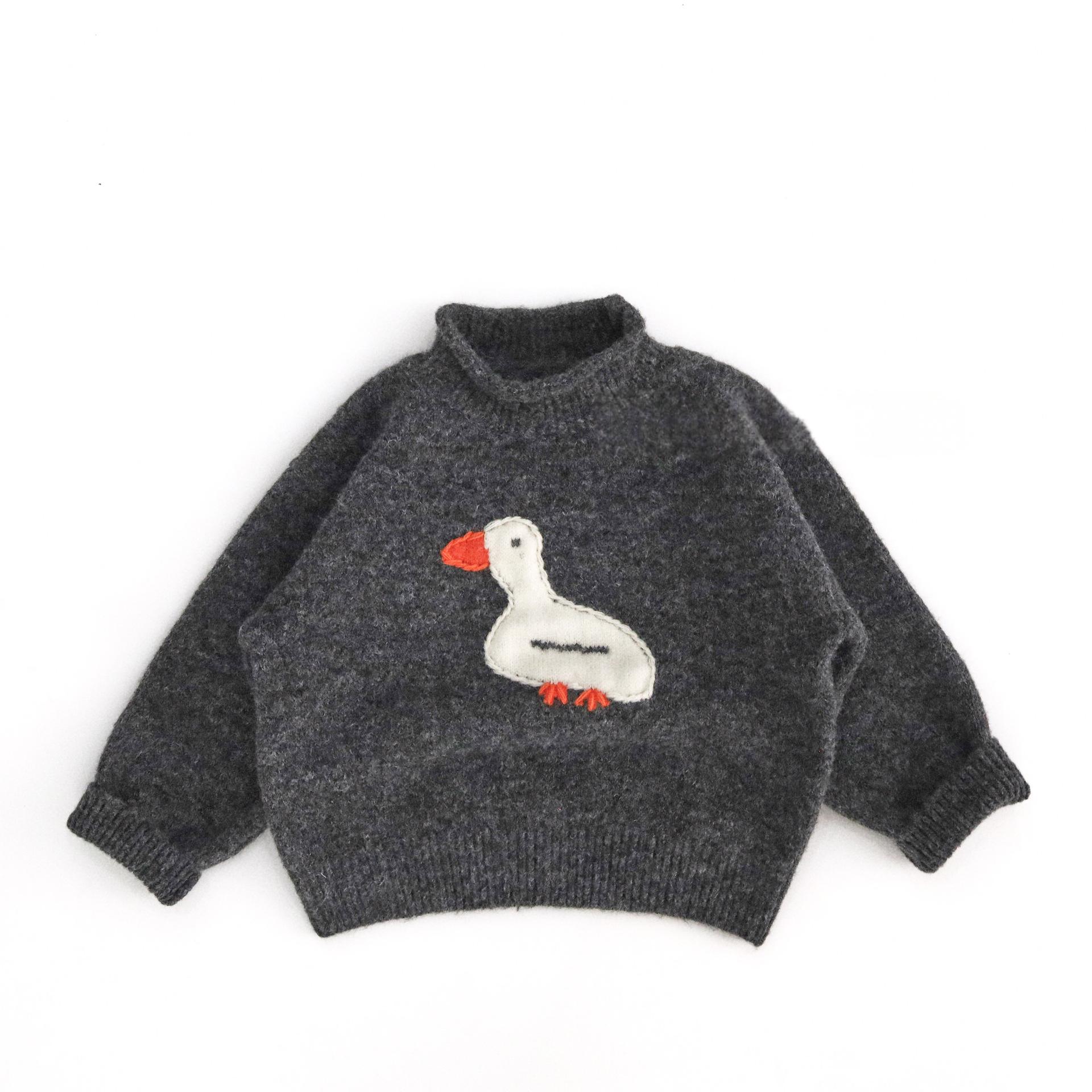 Spring And Autumn Childrens Sweater